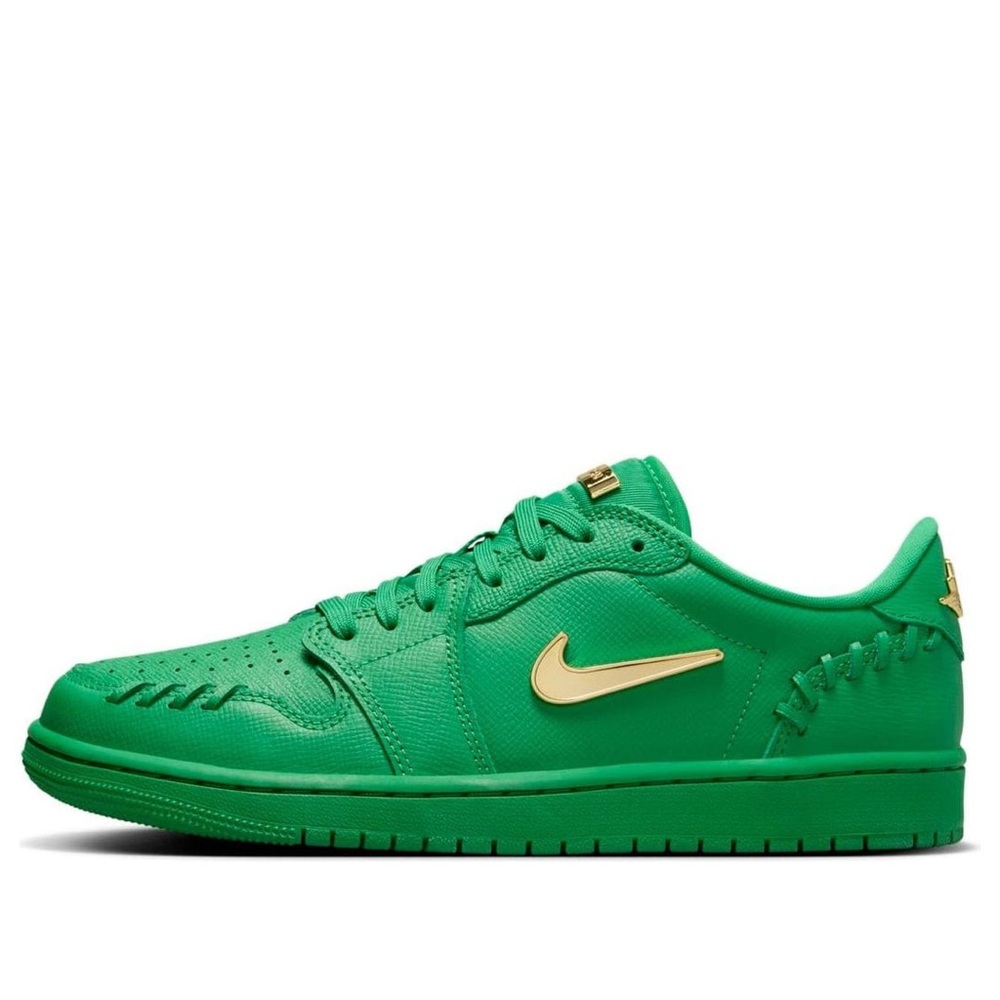 Women’s Air Jordan 1 Low Method of Make 'Lucky Green' US SIZE 6.5 - Picture 7 of 8